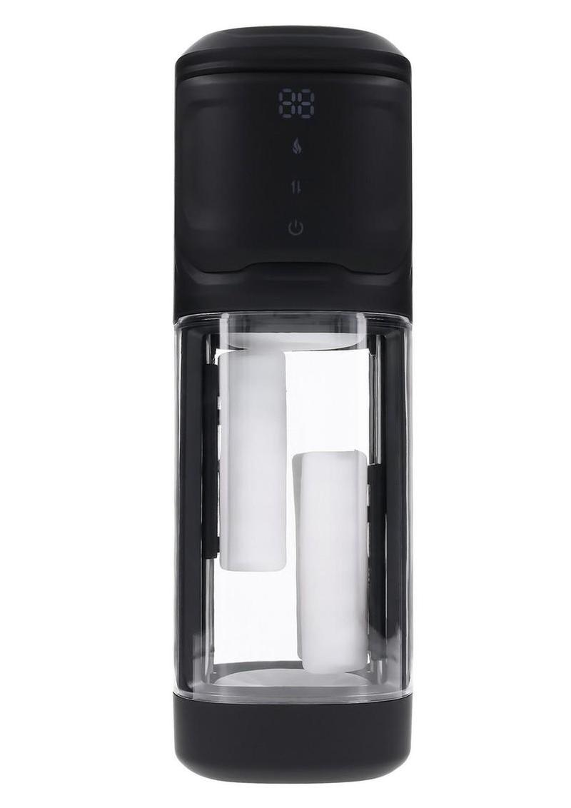 Playboy Side Piece Rechargeable Silicone Warming Sliding Stroker