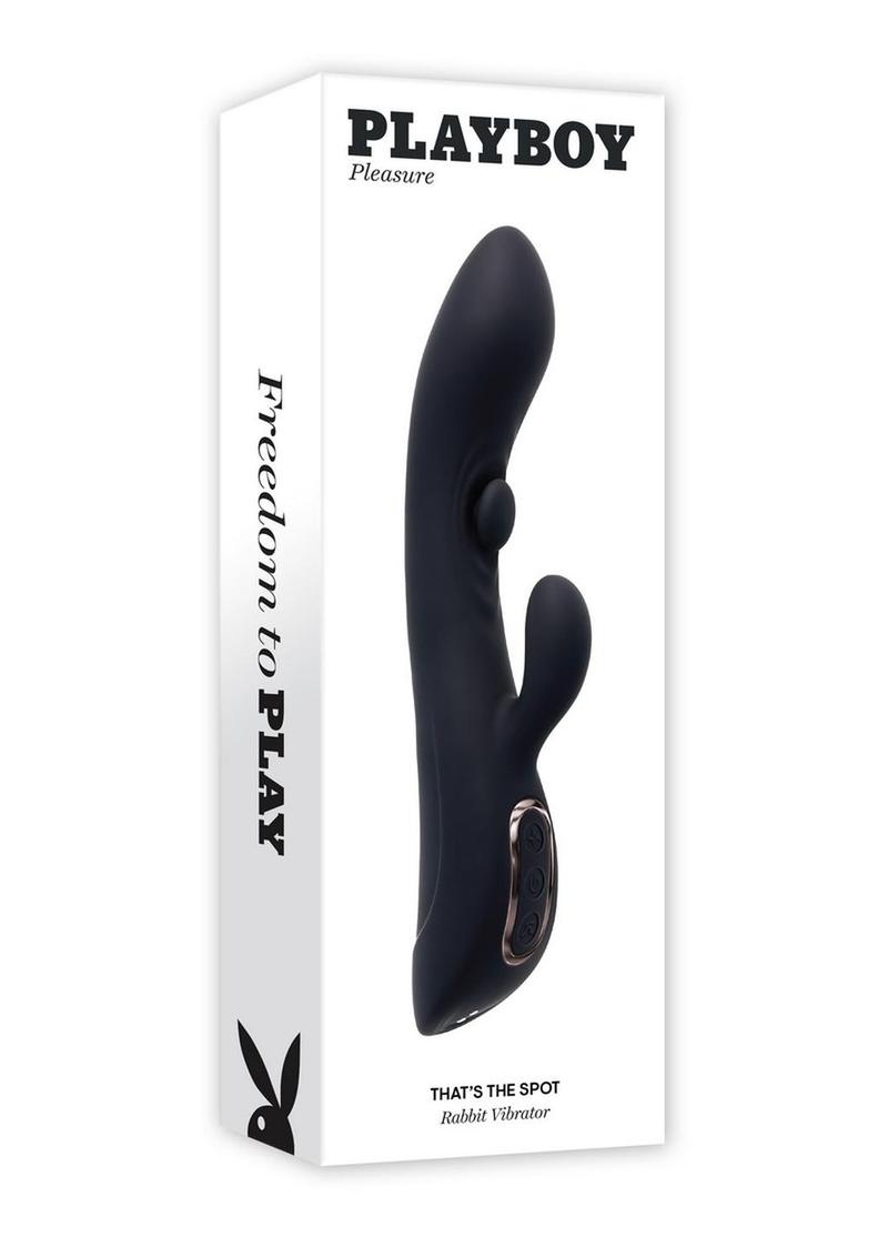 Playboy That's The Spot Rechargeable Silicone Dual Stimulating Vibrator