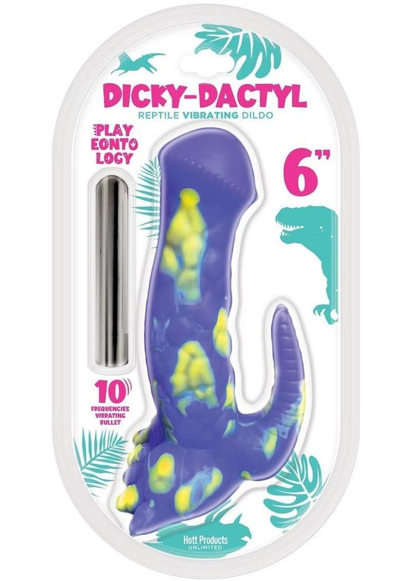 Playeontology Series Dickydactyl Rechargeable Silicone Vibrating Dildo