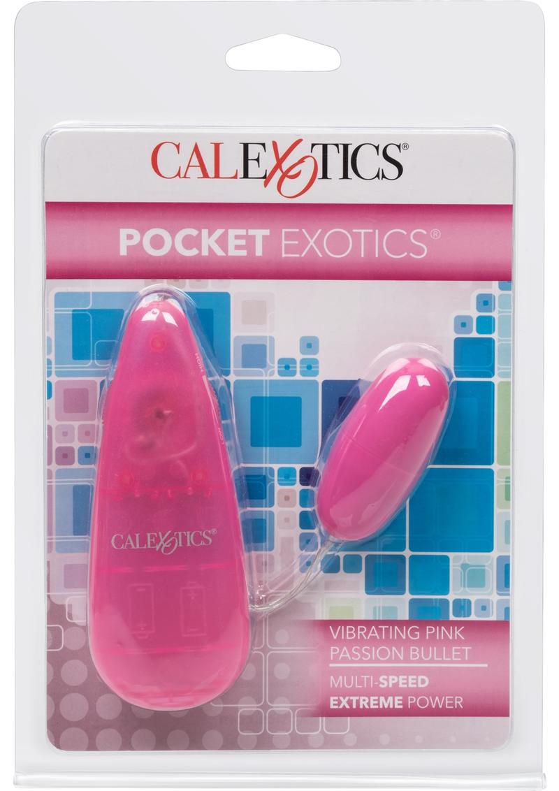 Pocket Exotics Vibrating Pink Passion Bullet