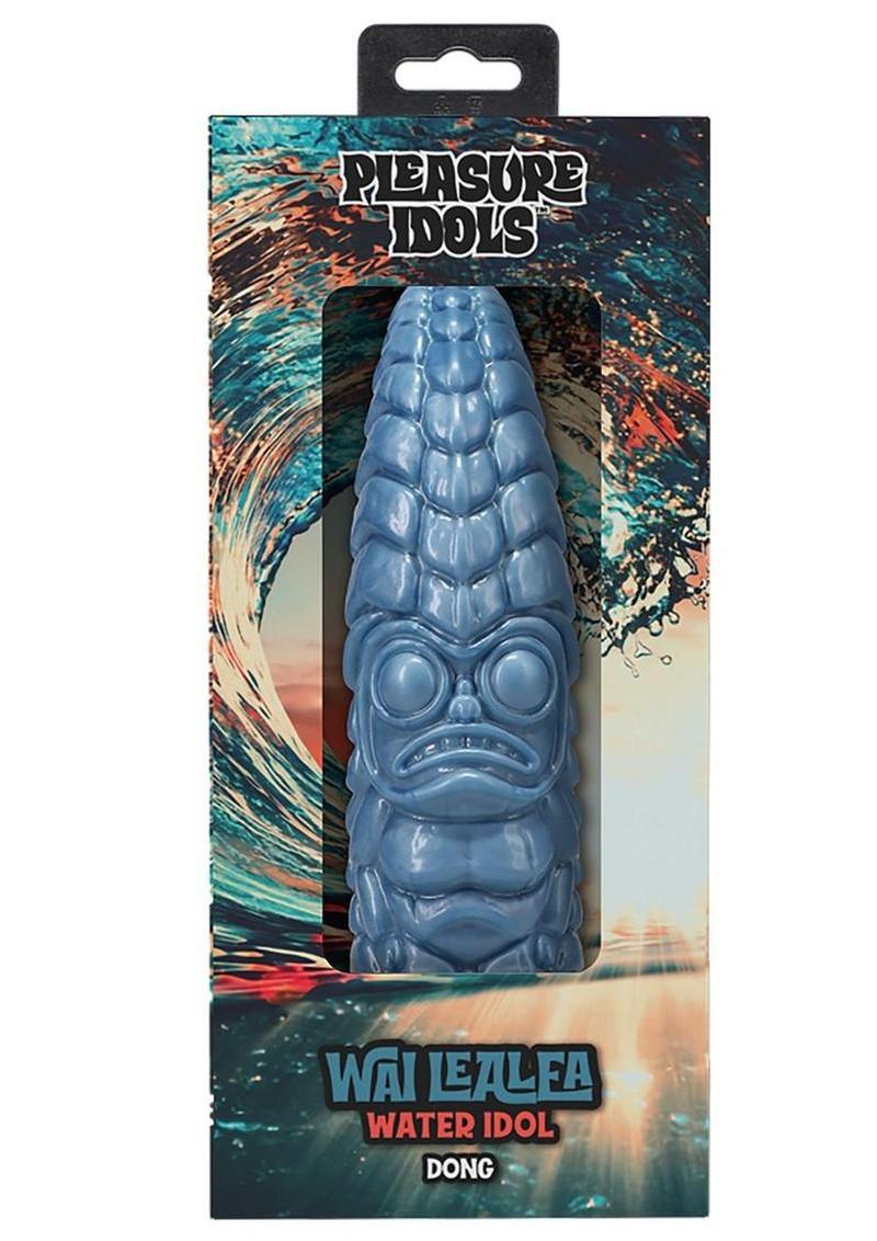 Polynesian Pleasure Idols Wai Lealea Water Idol Rechargeable Silicone Vibrating Dildo with Remote Control