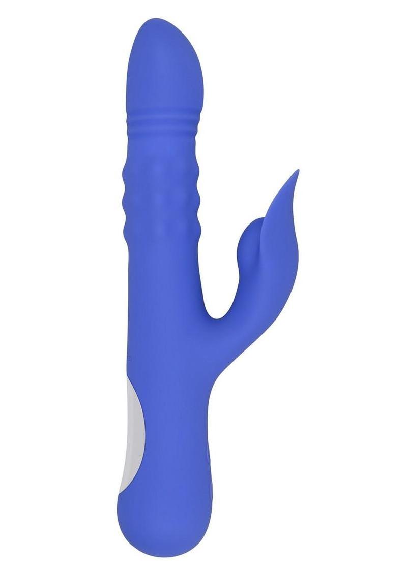 Pop Goes The O Rechargeable Silicone Triple Motor Thrusting Rabbit Vibrator