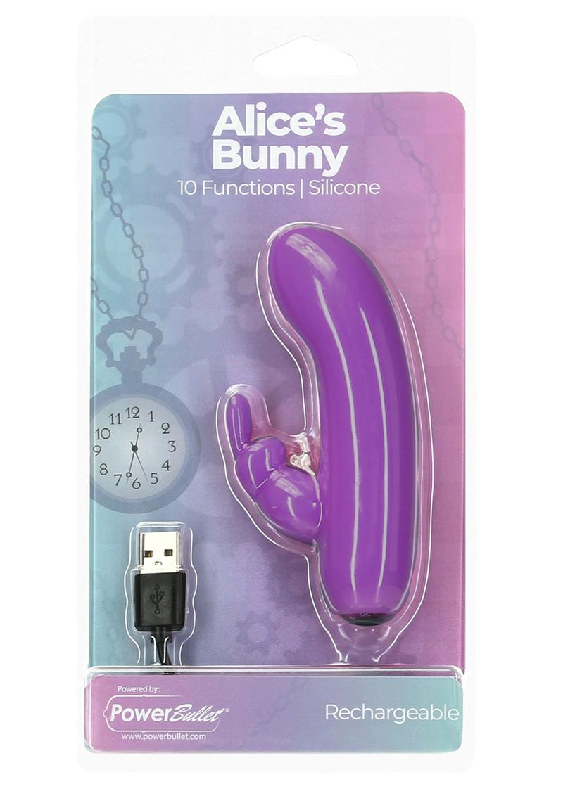 Powerbullet Alice's Bunny Silicone Rechargeable Rabbit