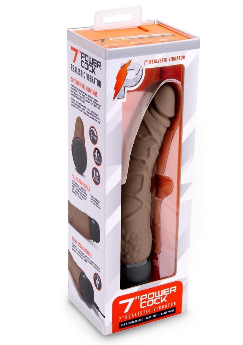 Powercocks Silicone Realistic Vibrator