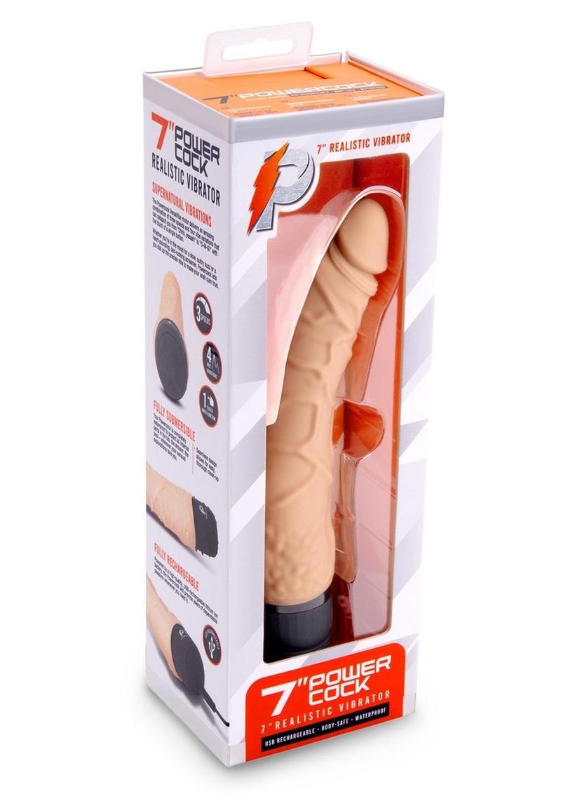 Powercocks Silicone Realistic Vibrator