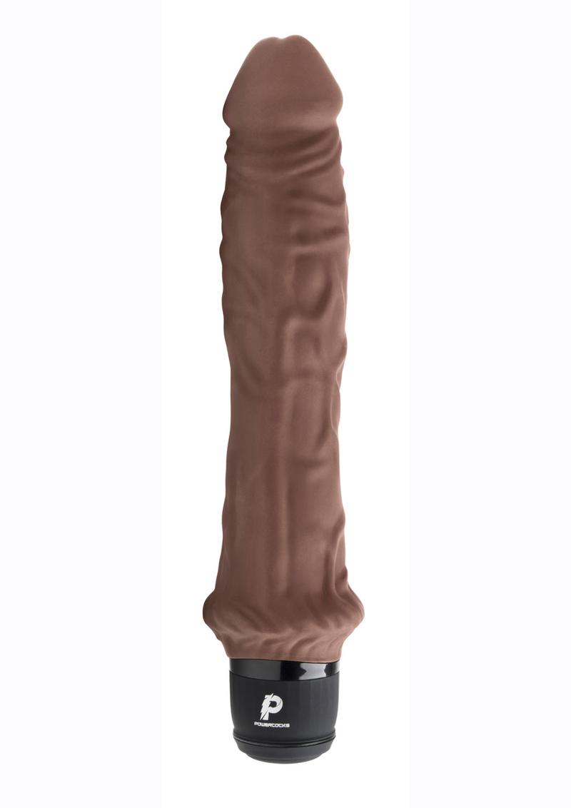 Powercocks Silicone Rechargeable Girthy Realistic Vibrator
