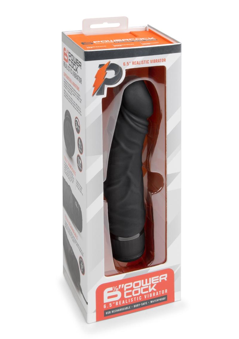 Powercocks Silicone Rechargeable Realistic Vibrator