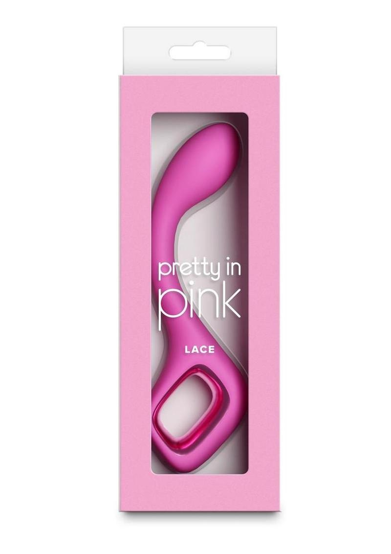 Pretty In Pink Lace Rechargeable Silicone G-Spot Vibrator