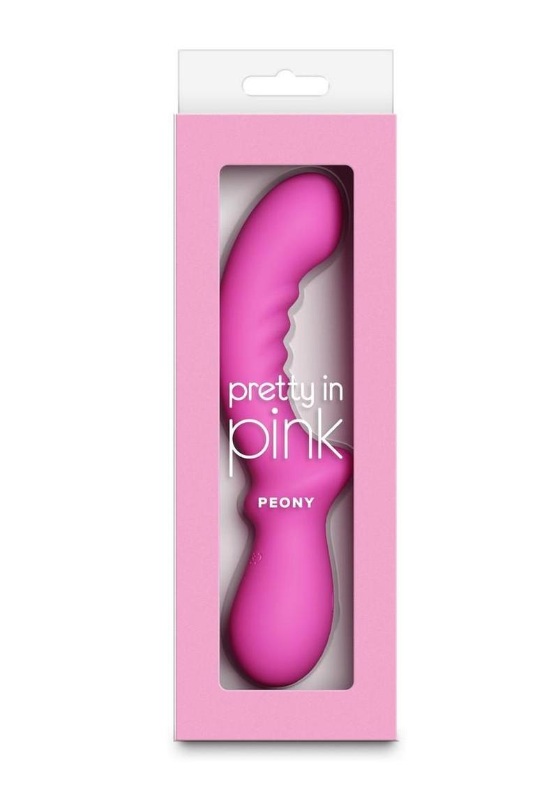 Pretty In Pink Peony Rechargeable Silicone G-Spot Vibrator
