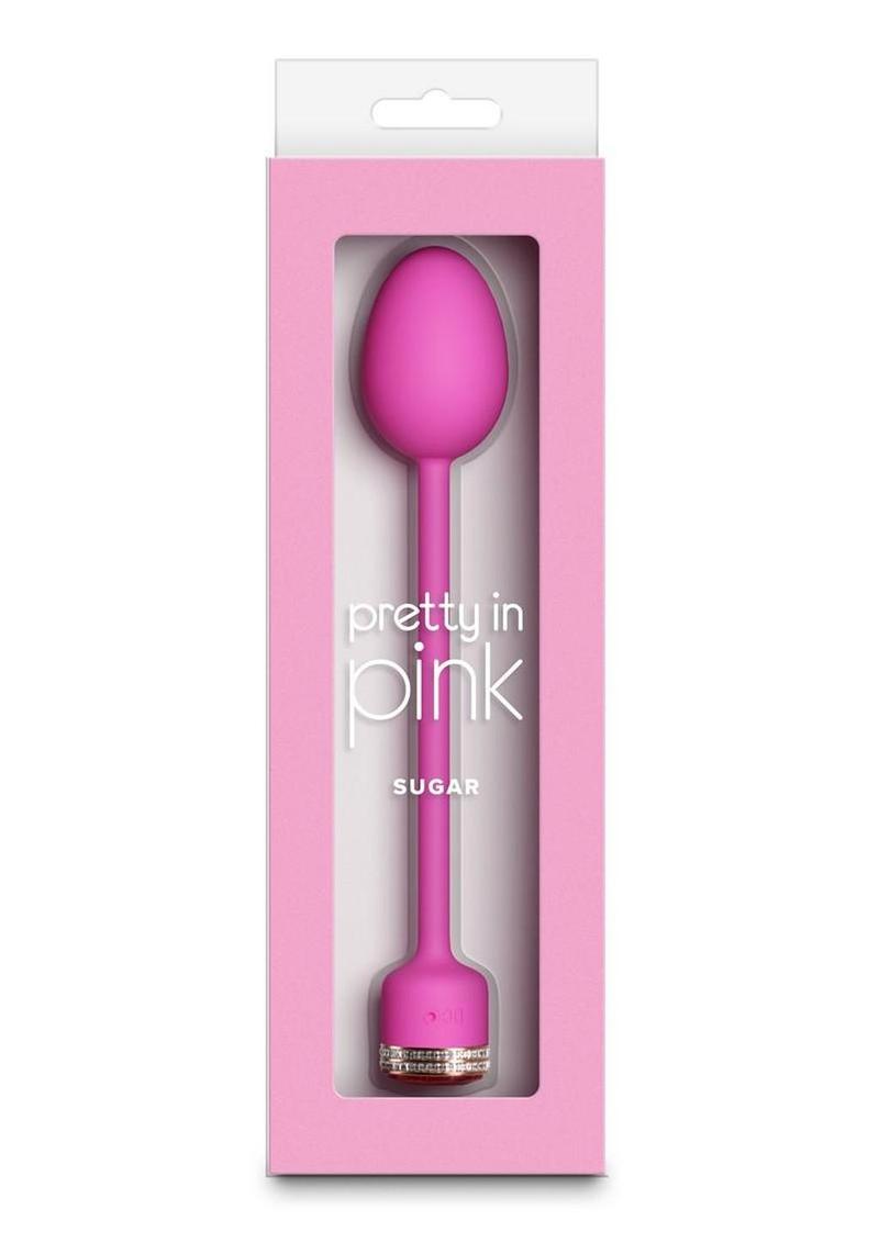 Pretty In Pink Sugar Rechargeable Silicone Vibrating Egg