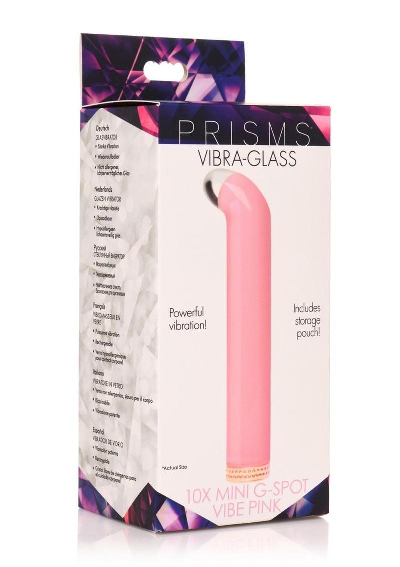 Prisms 10x Mini G-Spot Vibe Rechargeable Glass Bullet