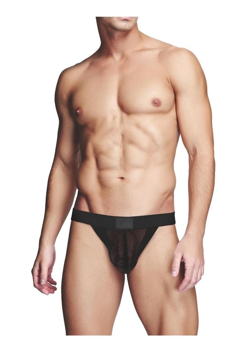 Prowler Red Fishnet Ass-Less Jock