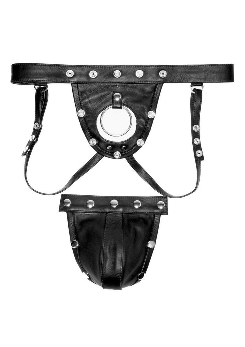 Prowler Red Leather Harness Jock