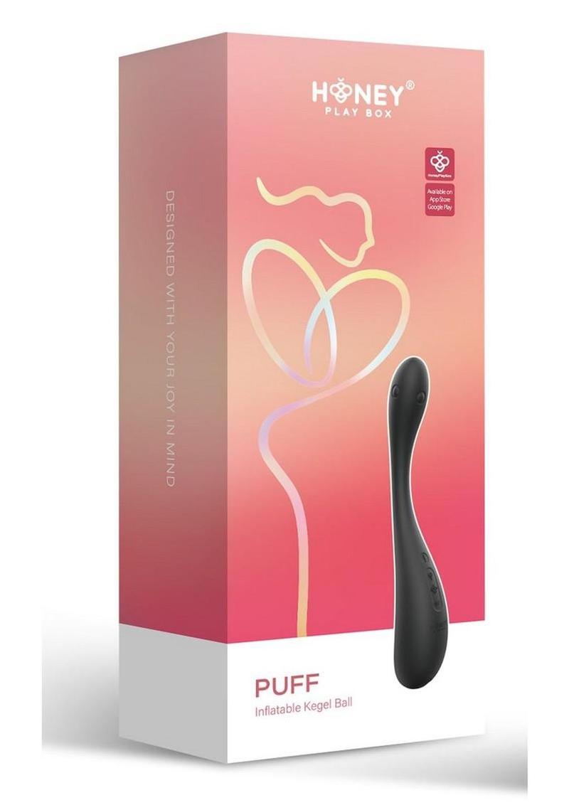 Puff App Control Inflatable Rechargeable Silicone Kegel Ball