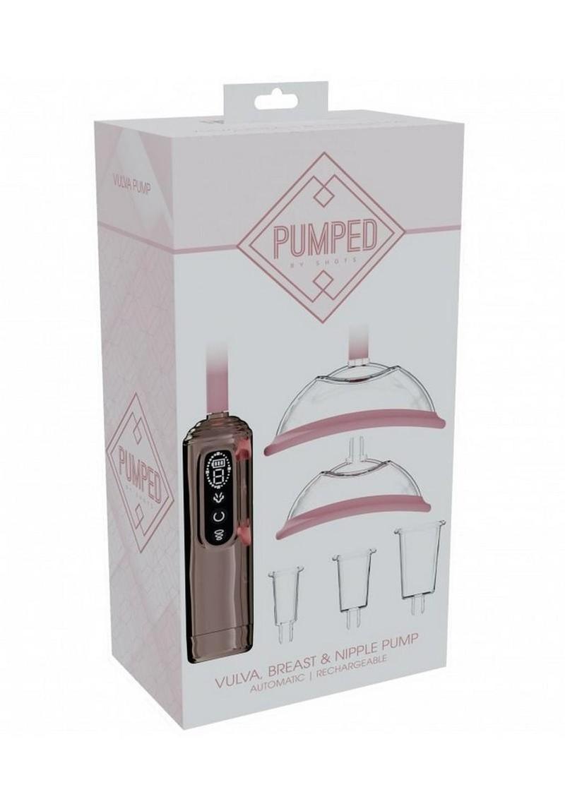 Pumped Automatic Rechargeable Vagina, Breast and Nipple Pump