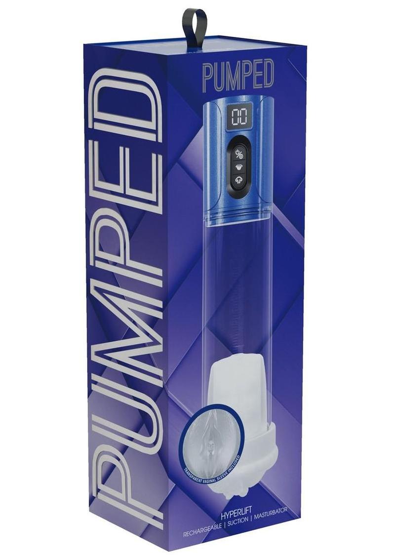 Pumped Hyperlift 7 Function Rechargeable Masturbator - Metallic