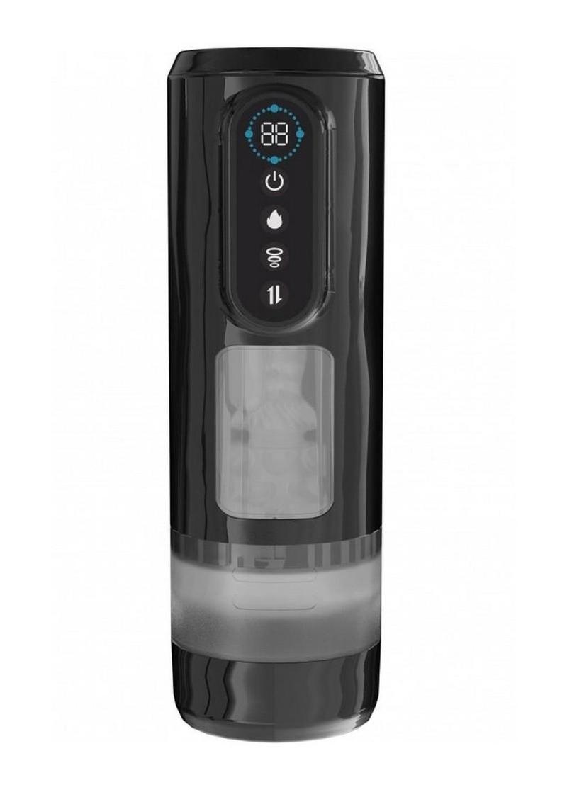 Pumped Sensurge Automatic Rechargeable Heating, Sucking, Thrusting, Vibrating Male Pump