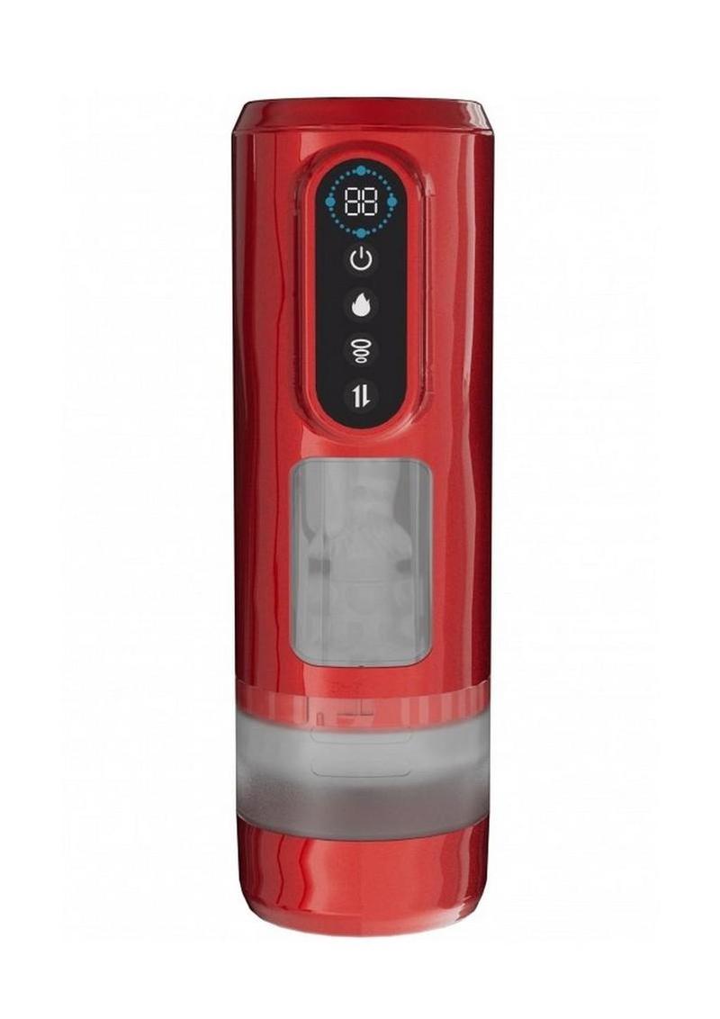 Pumped Sensurge Automatic Rechargeable Heating, Sucking, Thrusting, Vibrating Male Pump
