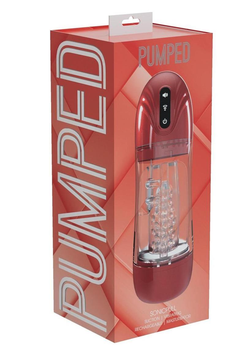 Pumped Sonicpull 10 Function Multimedia Enhanced Masturbator - Metallic
