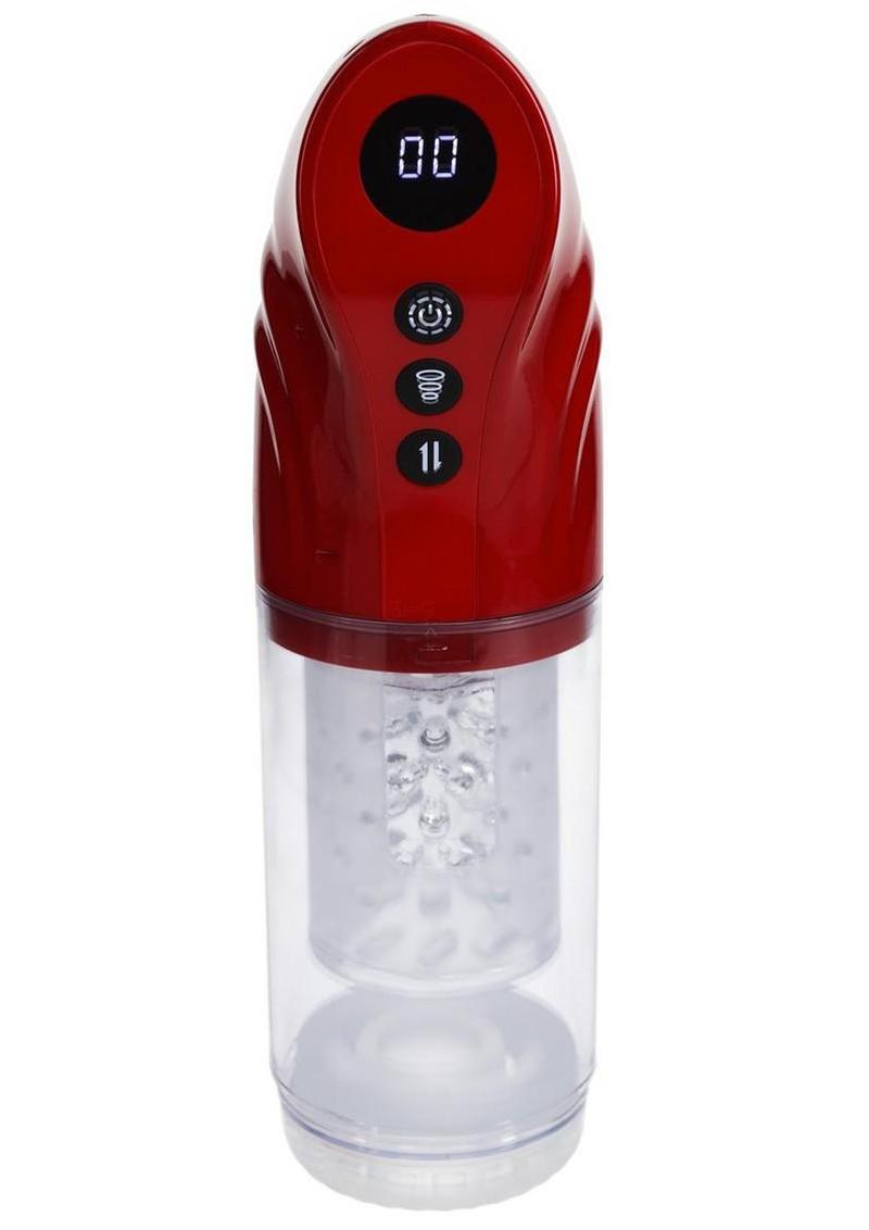 Pumped Strokemate Multi-Function Rechargeable Masturbator - Metallic
