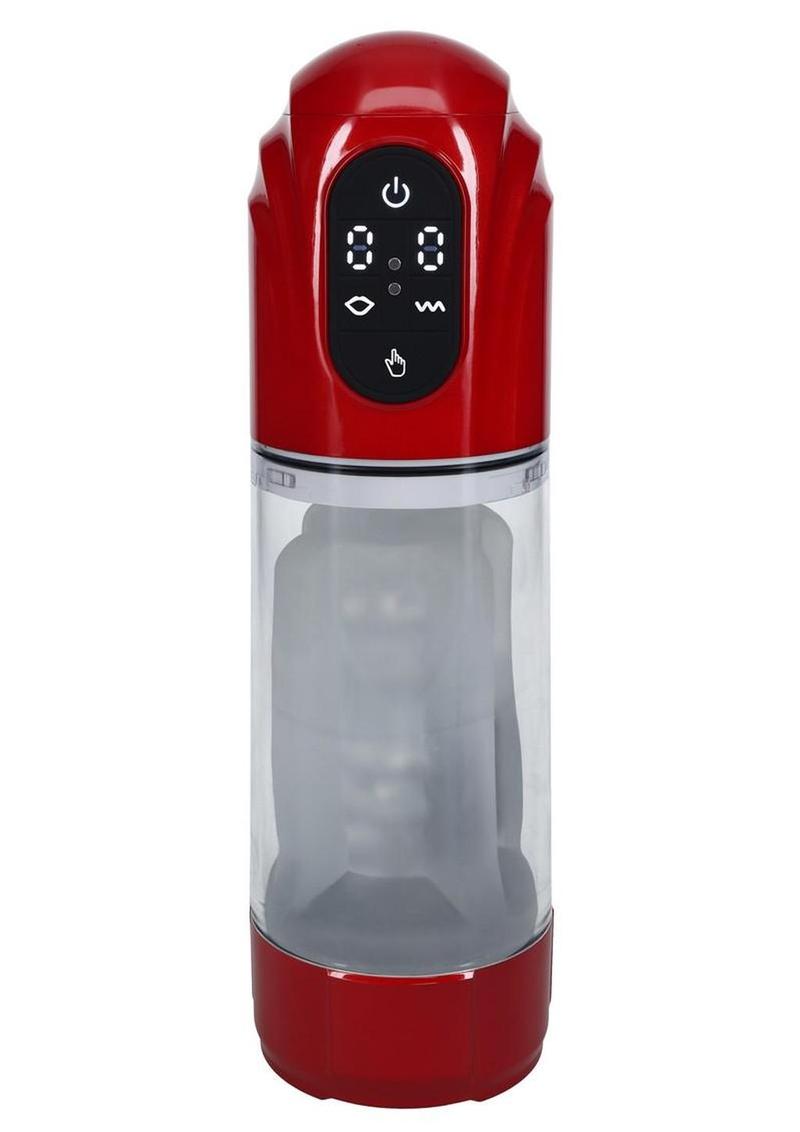 Pumped Technothrust 10 Function Automatic Masturbator - Metallic