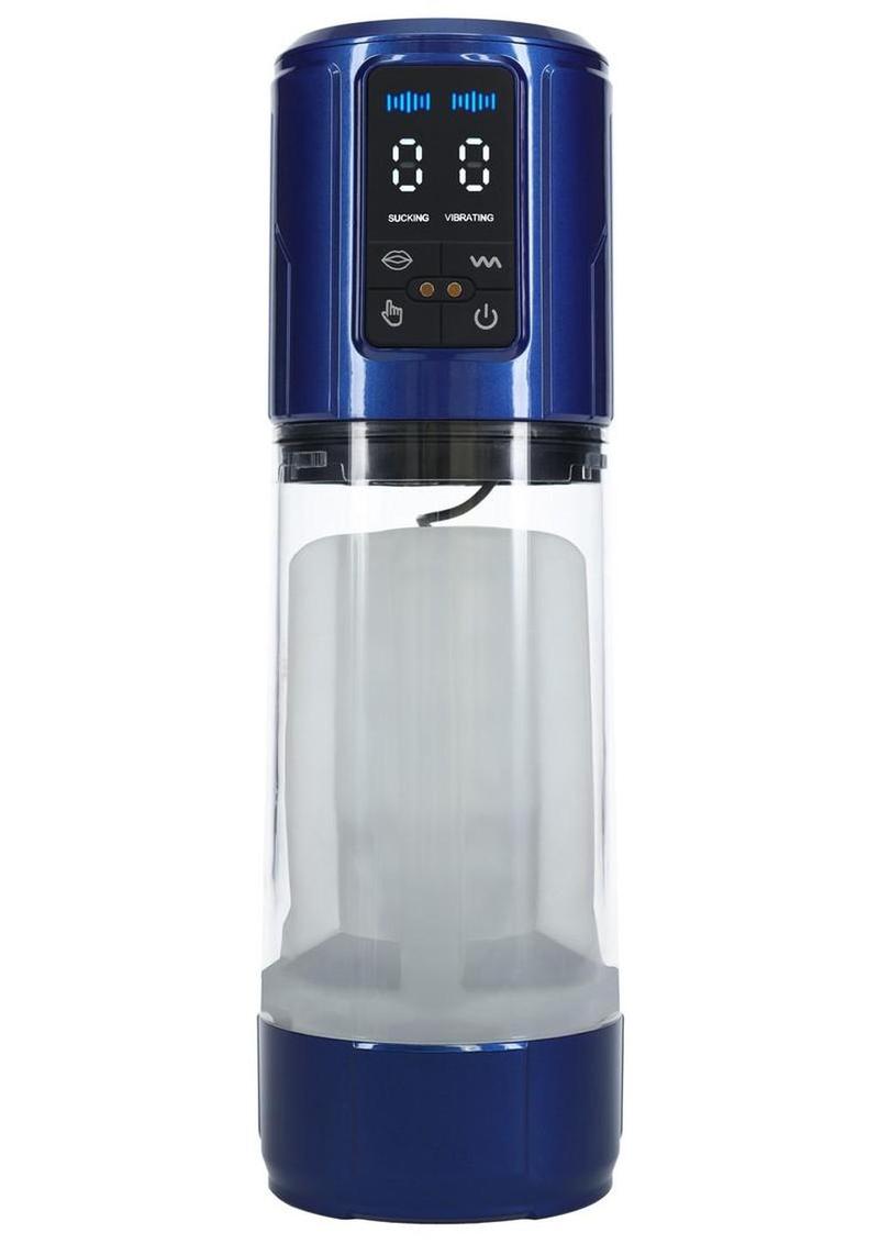 Pumped Ultralift 10 Function Rechargeable Masturbator - Metallic