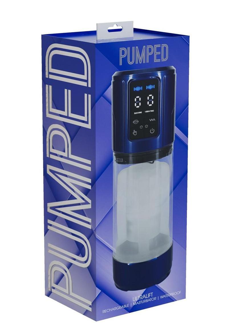 Pumped Ultralift 10 Function Rechargeable Masturbator - Metallic