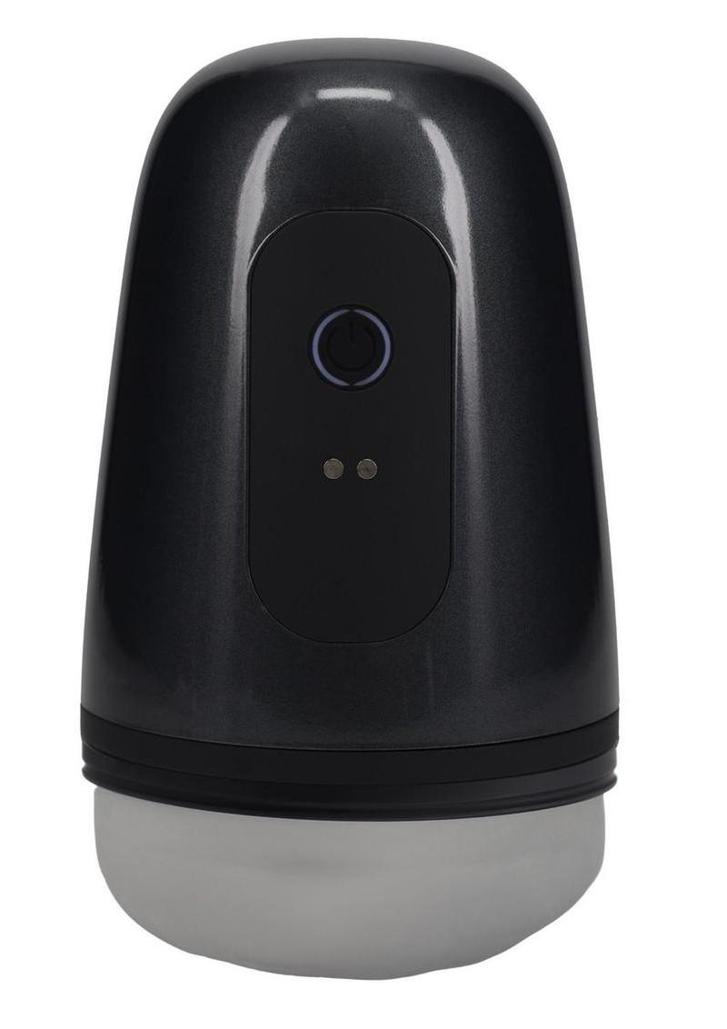 Pumped Vibrobator Pressure Suction 9 Function Vibrating Rechargeable Masturbator