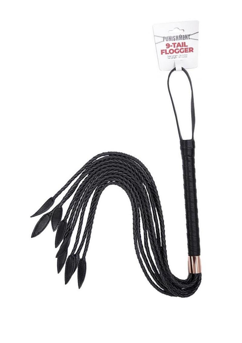 Punishment Braided Tail Flogger