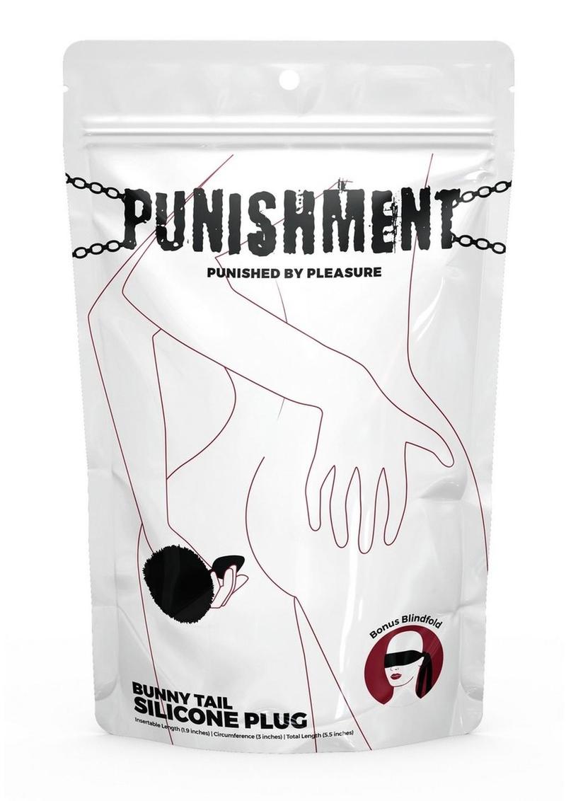 Punishment Bunny Tail Silicone Butt Plug