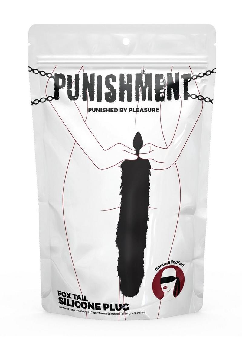 Punishment Fox Tail Silicone Butt Plug