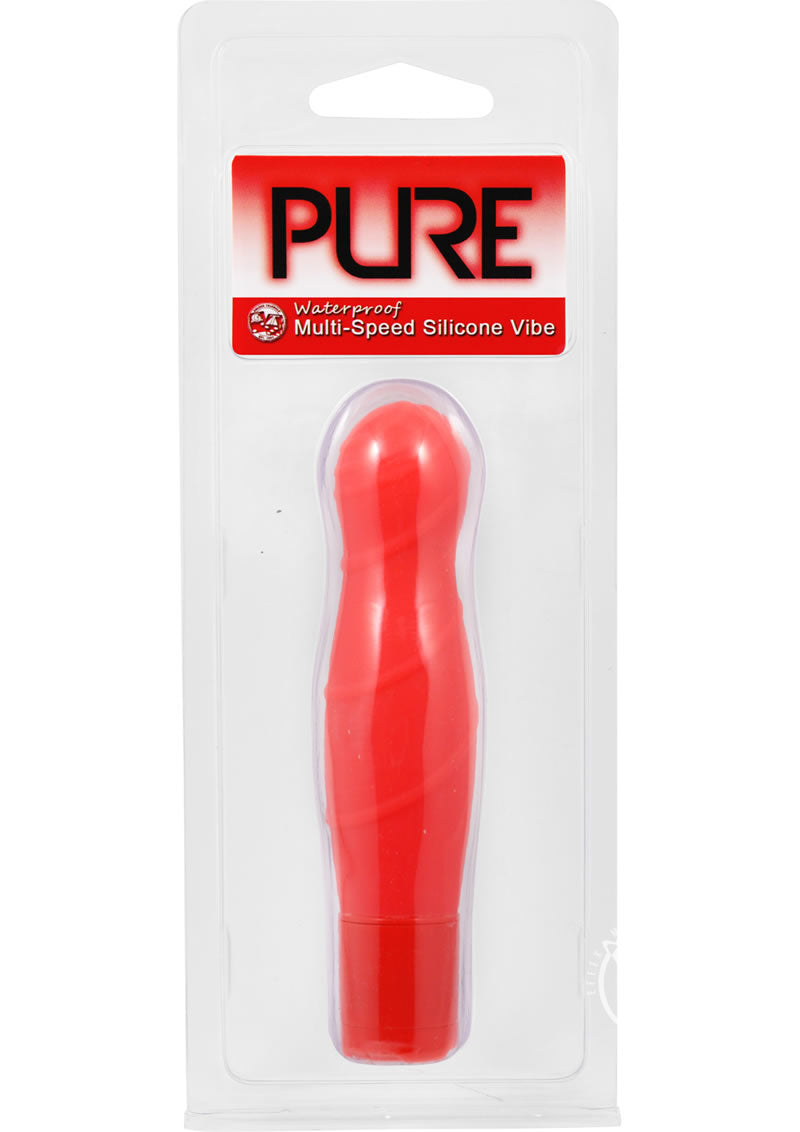 Pure Caress Multi Speed Silicone Vibrator Waterproof