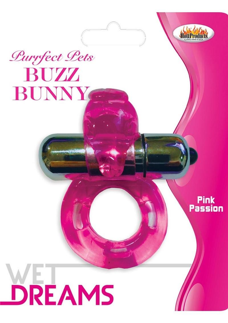 Purrfect Pets Buzz Bunny Stimulator with Vibrating Bullet