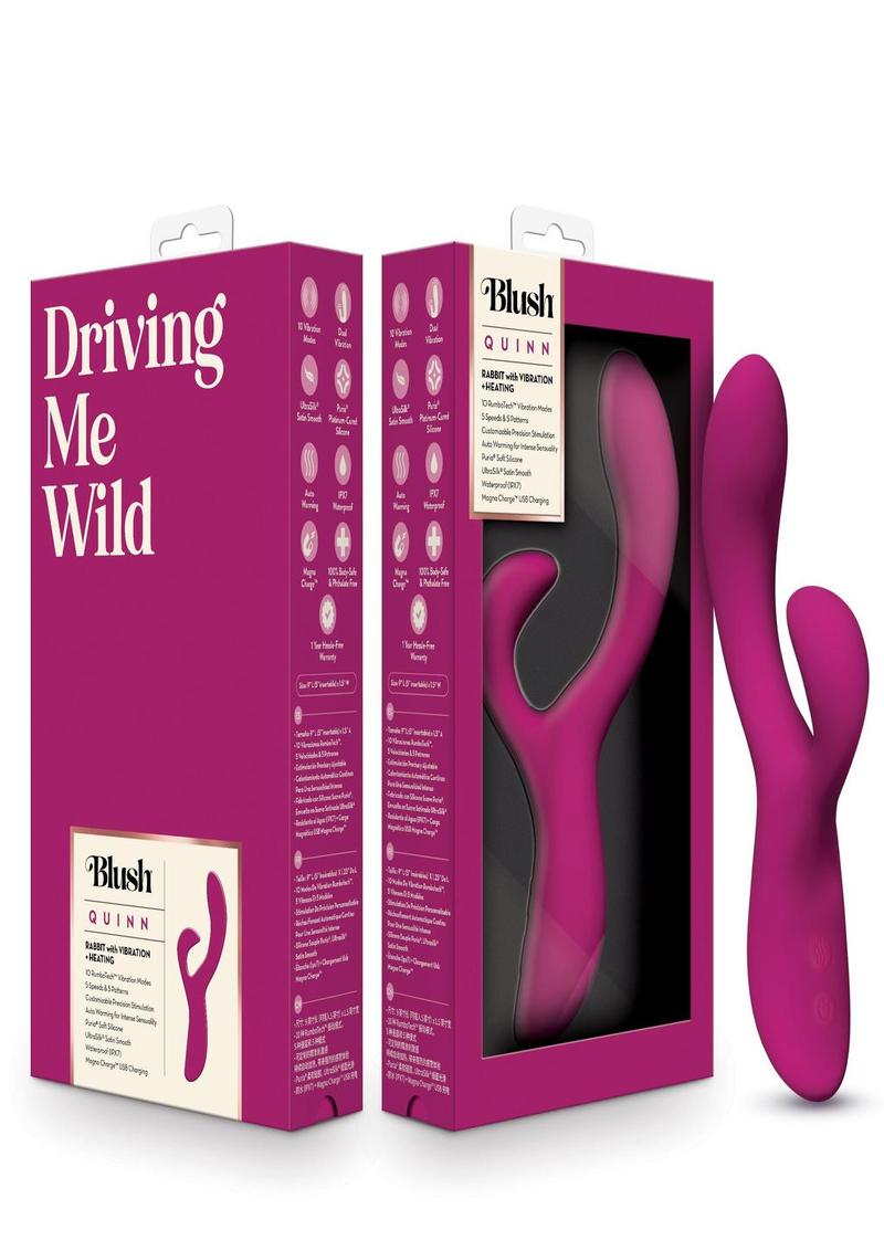 Quinn Rechargeable Silicone Rabbit Vibrator