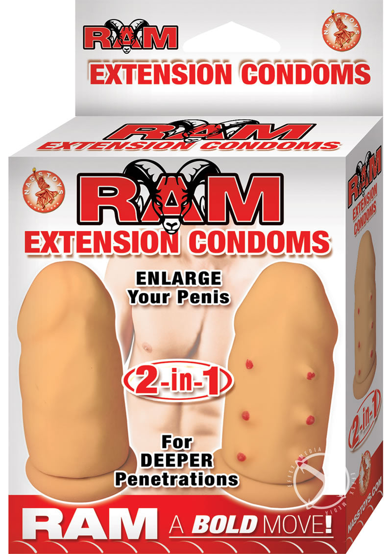 Ram Extension Condoms Latex Extender Sleeves