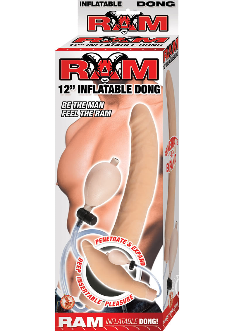Ram Inflatable Latex Dildo
