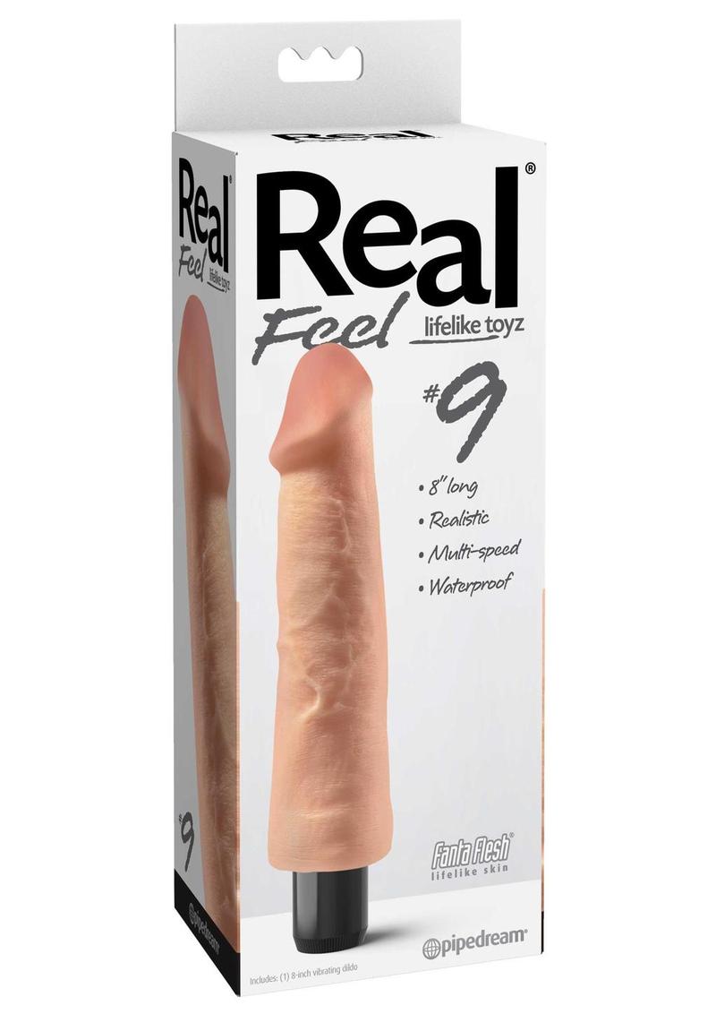 Real Feel Lifelike Toyz No. 9 Realistic Vibrating Dildo