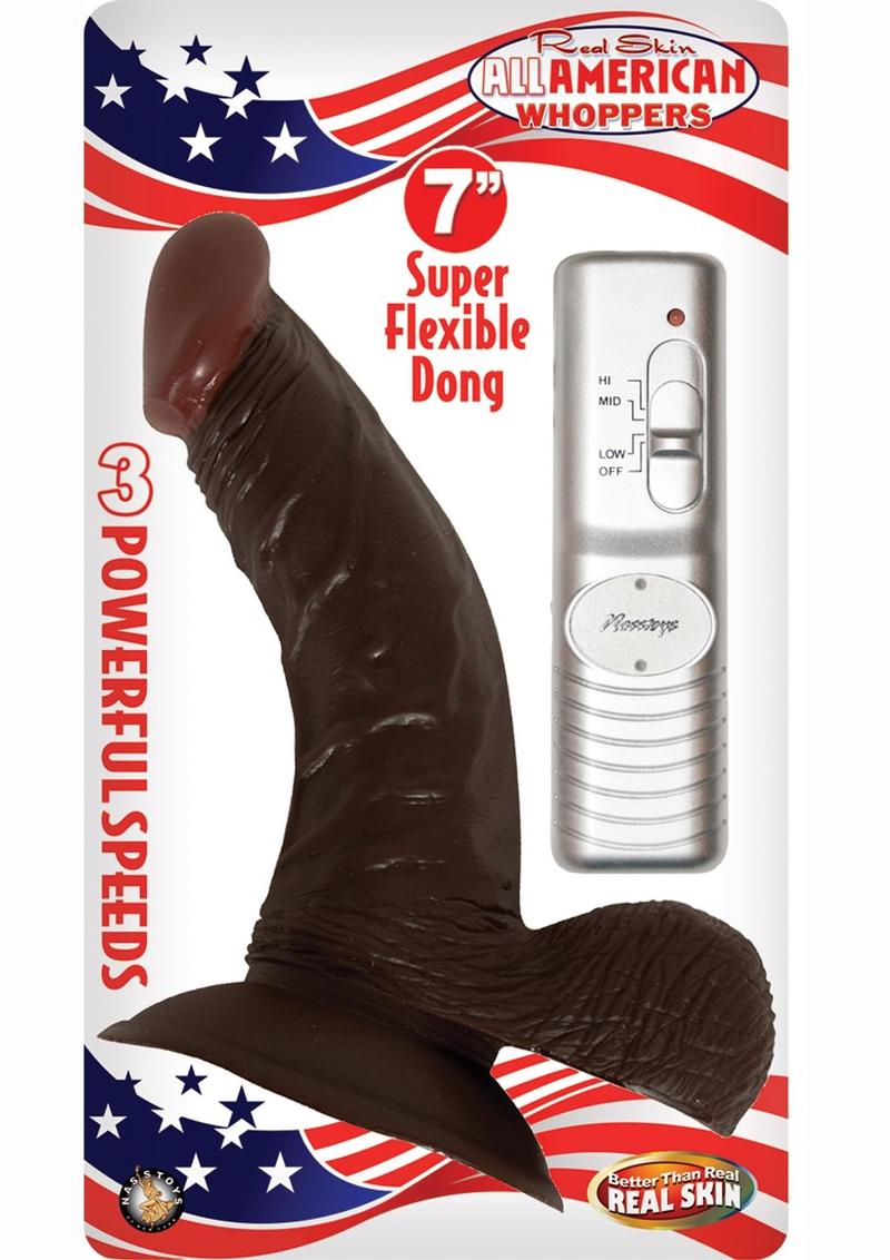 All American Whoppers Vibrating Dildo with Balls