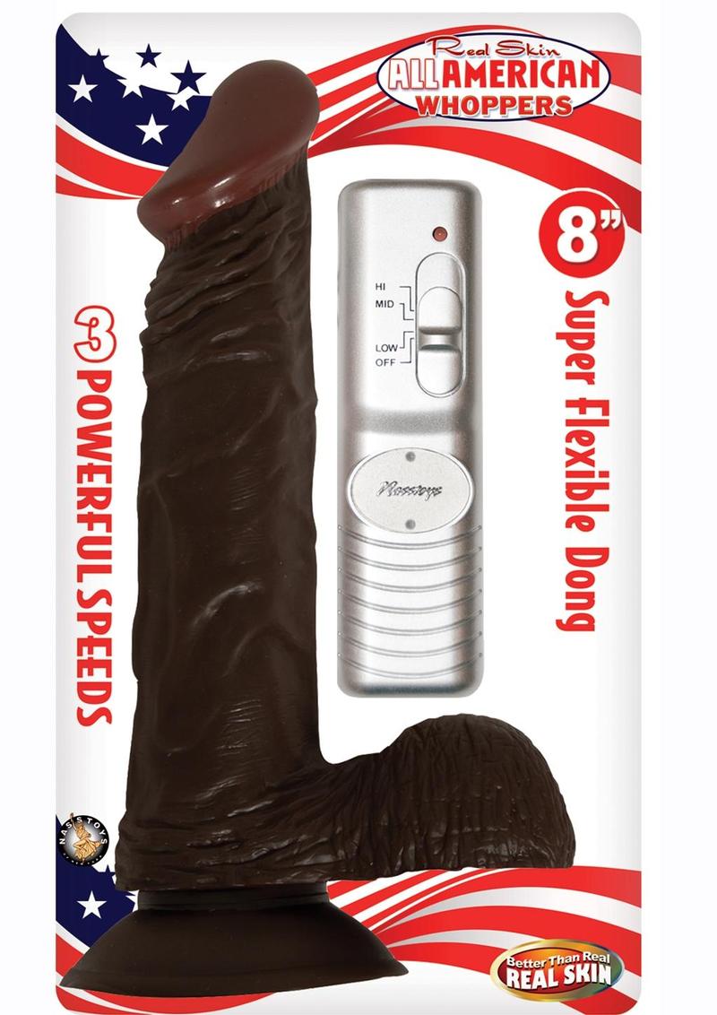 All American Whoppers Vibrating Dildo with Balls