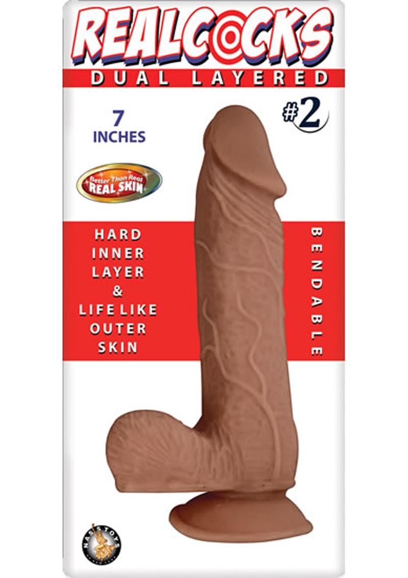 Realcocks Dual Layered #2 Bendable Dildo