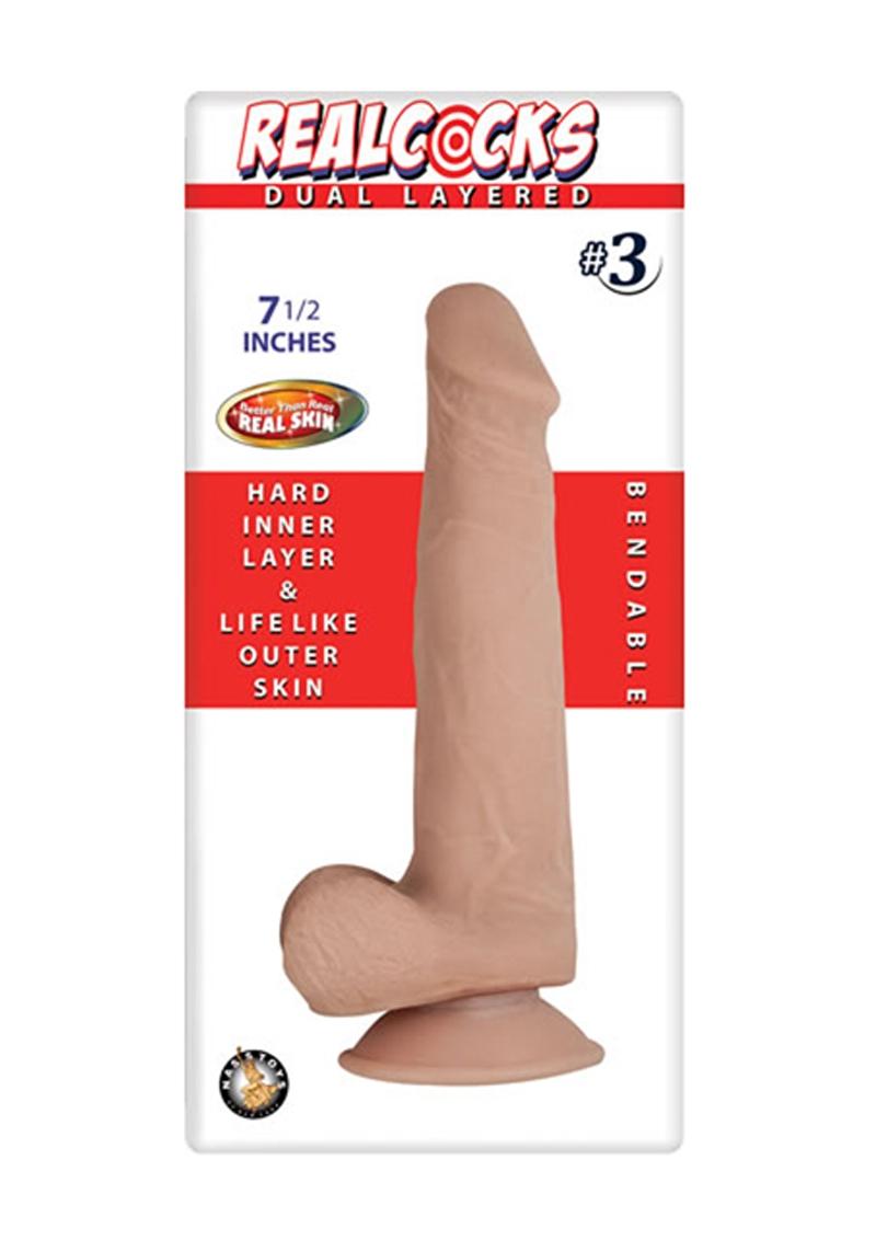 Realcocks Dual Layered #3 Bendable Dildo
