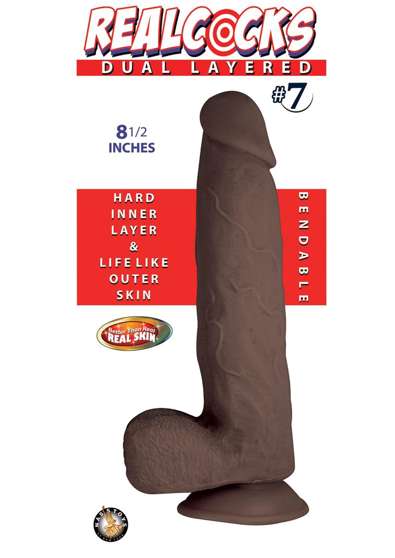 Realcocks Dual Layered #7 Bendable Dildo