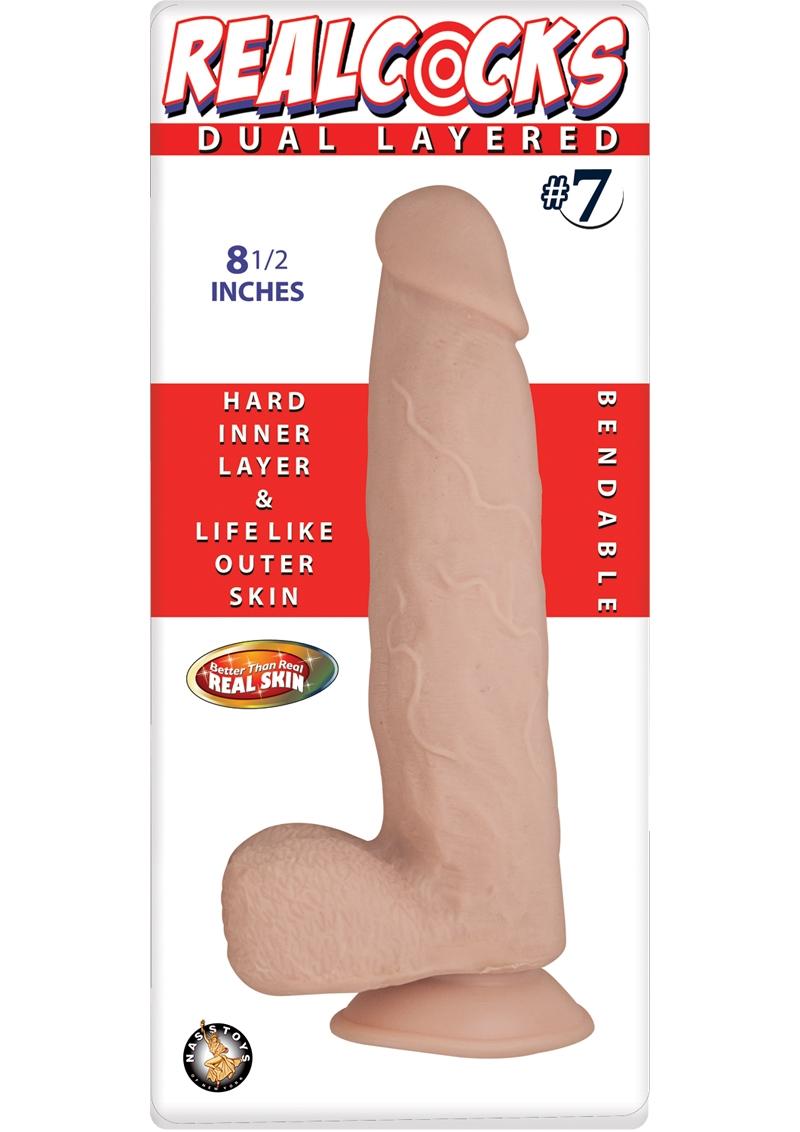 Realcocks Dual Layered #7 Bendable Dildo