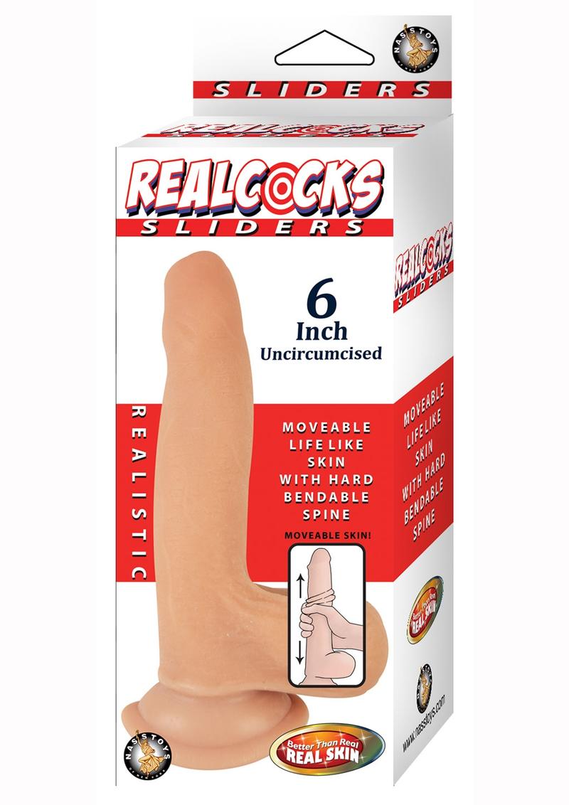 Realcocks Sliders Uncircumsized Dildo with Balls