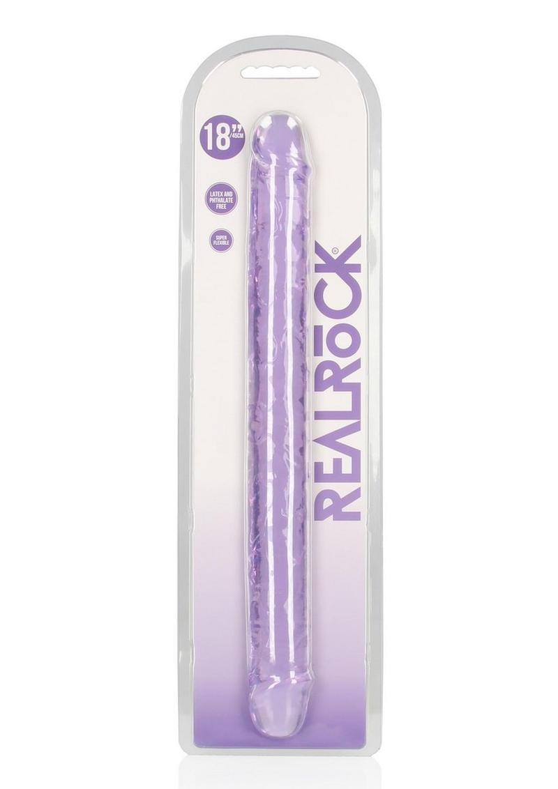 Realrock Crystal Clear Double Dong