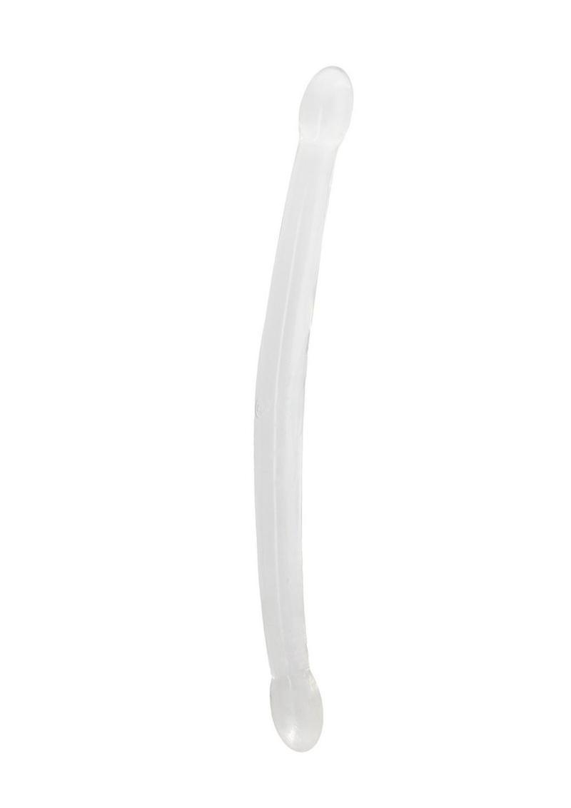 Realrock Crystal Clear Non Realistic Double Dildo