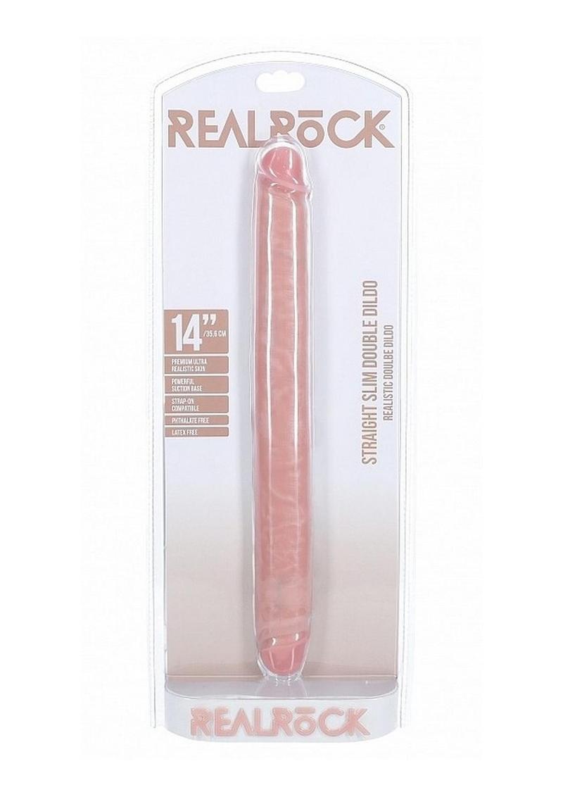 Realrock Realistic Skin Slim Double Ended Dong