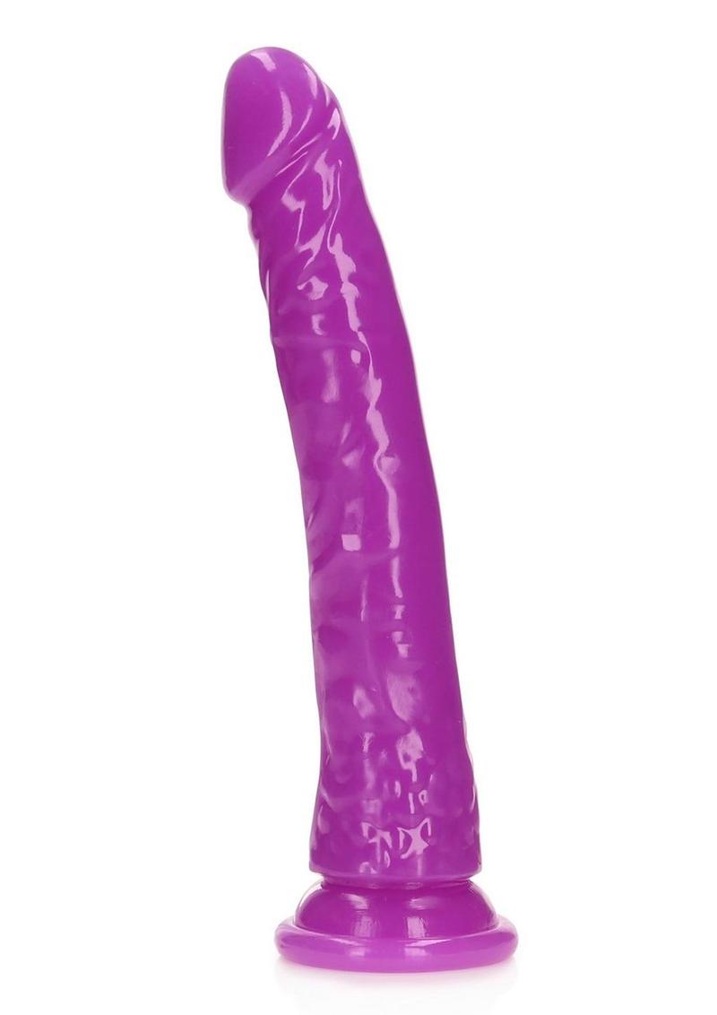 Realrock Slim Glow In The Dark Dildo with Suction Cup