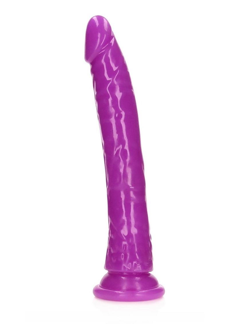 Realrock Slim Glow In The Dark Dildo with Suction Cup