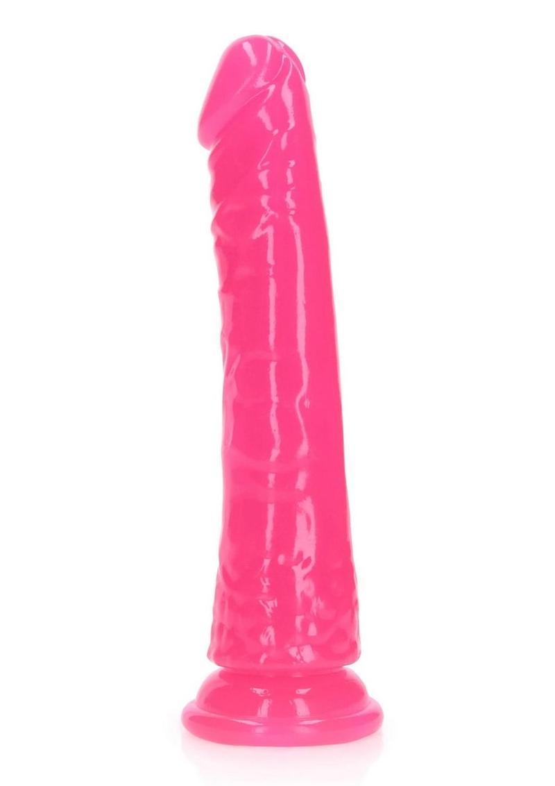 Realrock Slim Glow In The Dark Dildo with Suction Cup